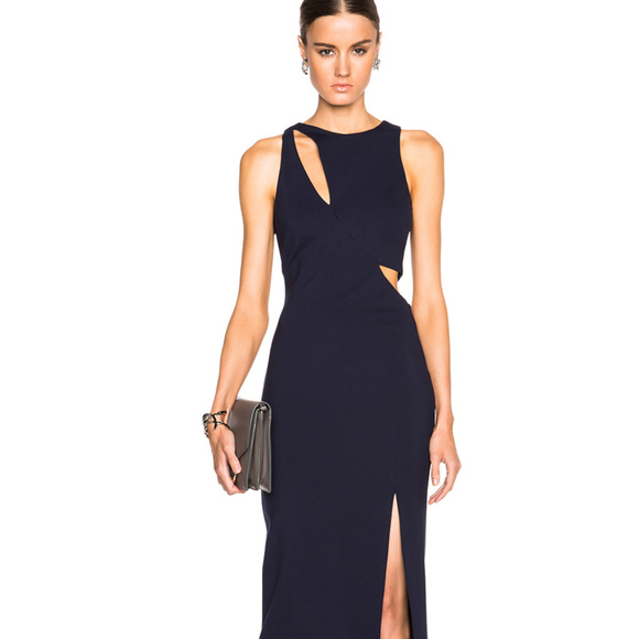 NICHOLAS Dresses & Skirts - Nicholas Ponti Curve Splice cuto out midi dress